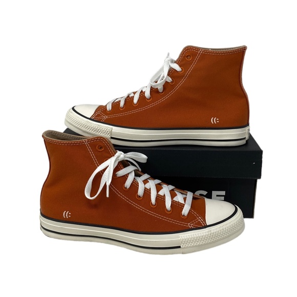 Converse Ctas High Top Canvas Orange Women Sneakers Size Custom 167249C-ORG/BLK - Picture 8 of 12